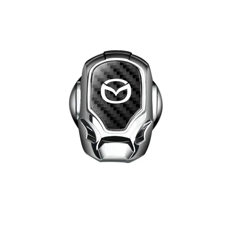 

For Mazda Car Badge One-click Start Protective Cover Start Stop Button Decoration Sticker For Mazda 2 3 5 7 CX5 CX7 CX9 MX5 CX30