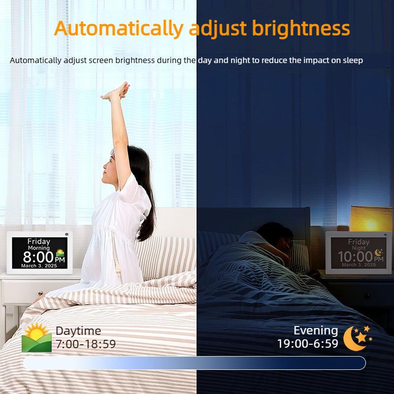 7-inch Elderly Medication Reminder Alarm Clock Digital Electronic Calendar Multi functional Desktop Clock Digital Clock