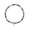 Jbans Classic 4Mm Wild-Cut Tiger Eye Slim Gemstone Bracelet (C2401Ac1085_Yl)