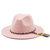 New Wool Wide Brim Floppy Felt Trilby Bowknot Fedora Hat For Elegant Womem Ladies Winter Auturmn Cashmere Gangster Church Hat
