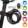 Bike Cable Lock MTB Road Bike Anti-theft Safety Password Bicycle Locks for Scooter Motorcycle Bike Accessories