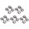 10pcs Furniture Drawer Hinge No Slot Required Cabinet Hardware Hinges Cold Rolled for Window Cupboard Kitchen Door Repair Tools