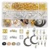117 Stück Dreads Zubehör Haarschmuck Haarflechtperlen Anhänger Clips Drahtumwickelte Verzierungen Haarschnecken für Zöpfe Haardekoration