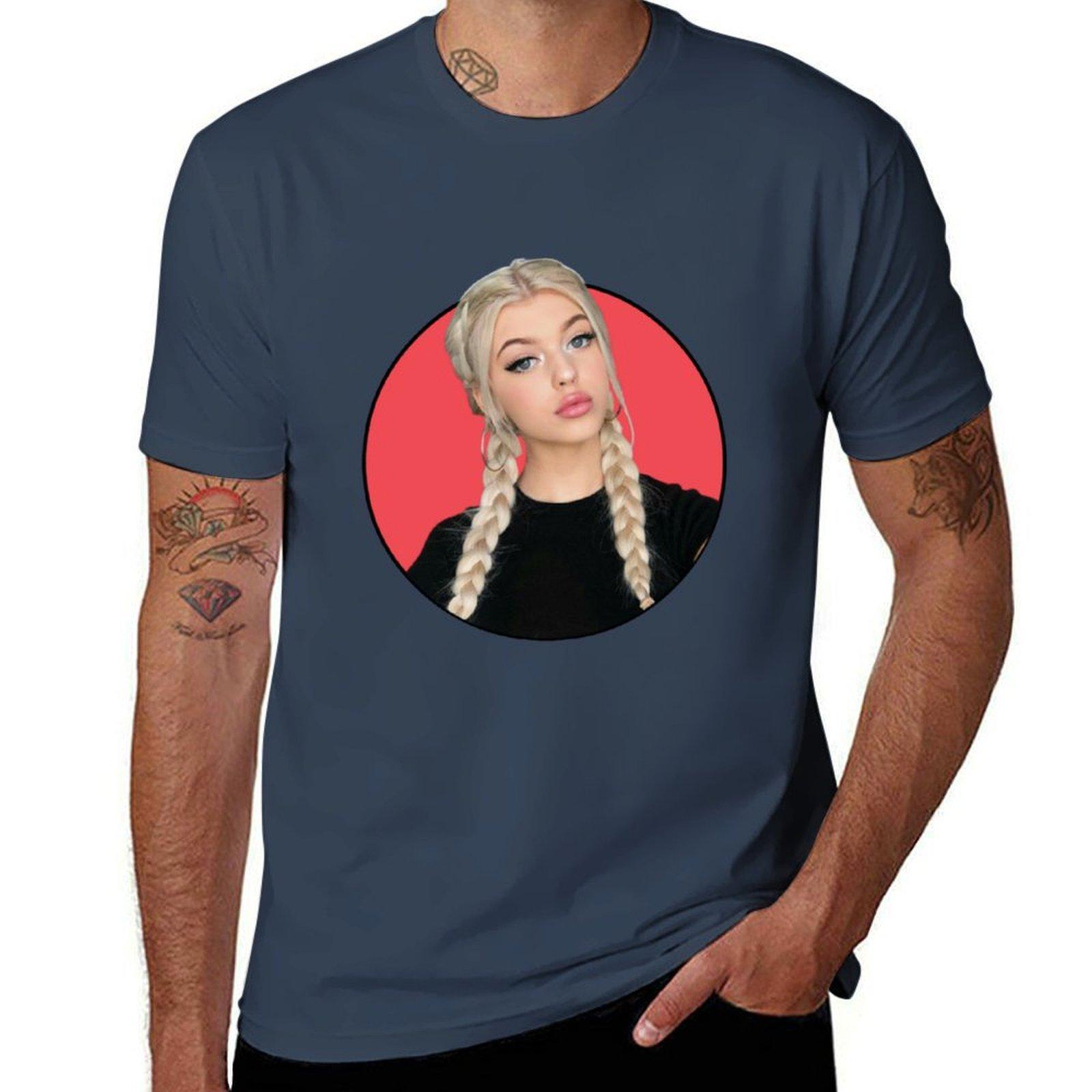 Loren Gray Portrait Tshirt Daily Wear Print Tshirt S