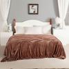 Fleece Blanket Queen Soft Cozy Plush Fuzzy Flannel Bed Blanket - Lightweight Anti-Static Microfiber Blanket for Couch, Bed, Sofa