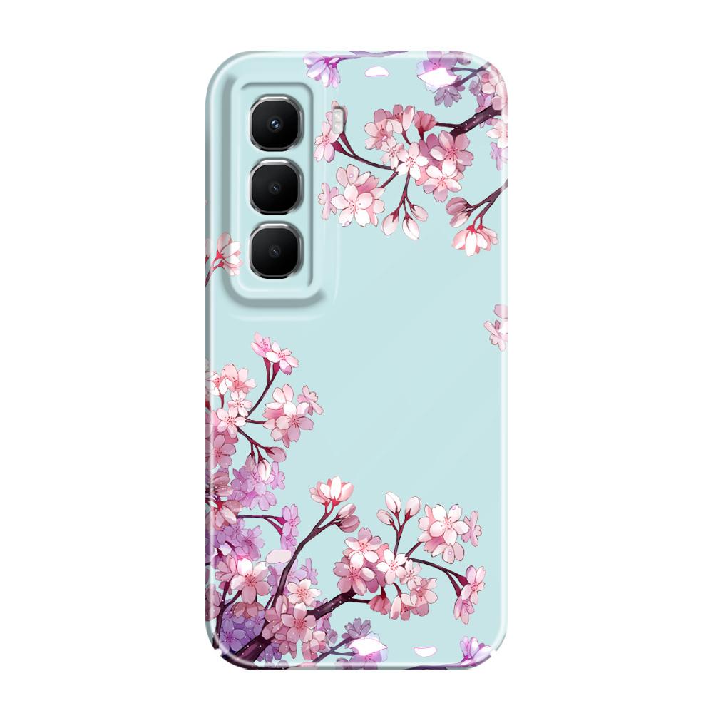 

Роскошный Чехол для Телефона с Цветами для Infinix Hot 60 60I 40 30I 12 10 Note 50 30 Pro Plus Play 4G 5G Пленка Жесткая Крышка infinix Hot 60 5G