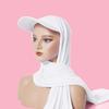 New Baseball Head Cap Hijab Solid Chiffon Shawl Cap Muslim Women Instant Scarf