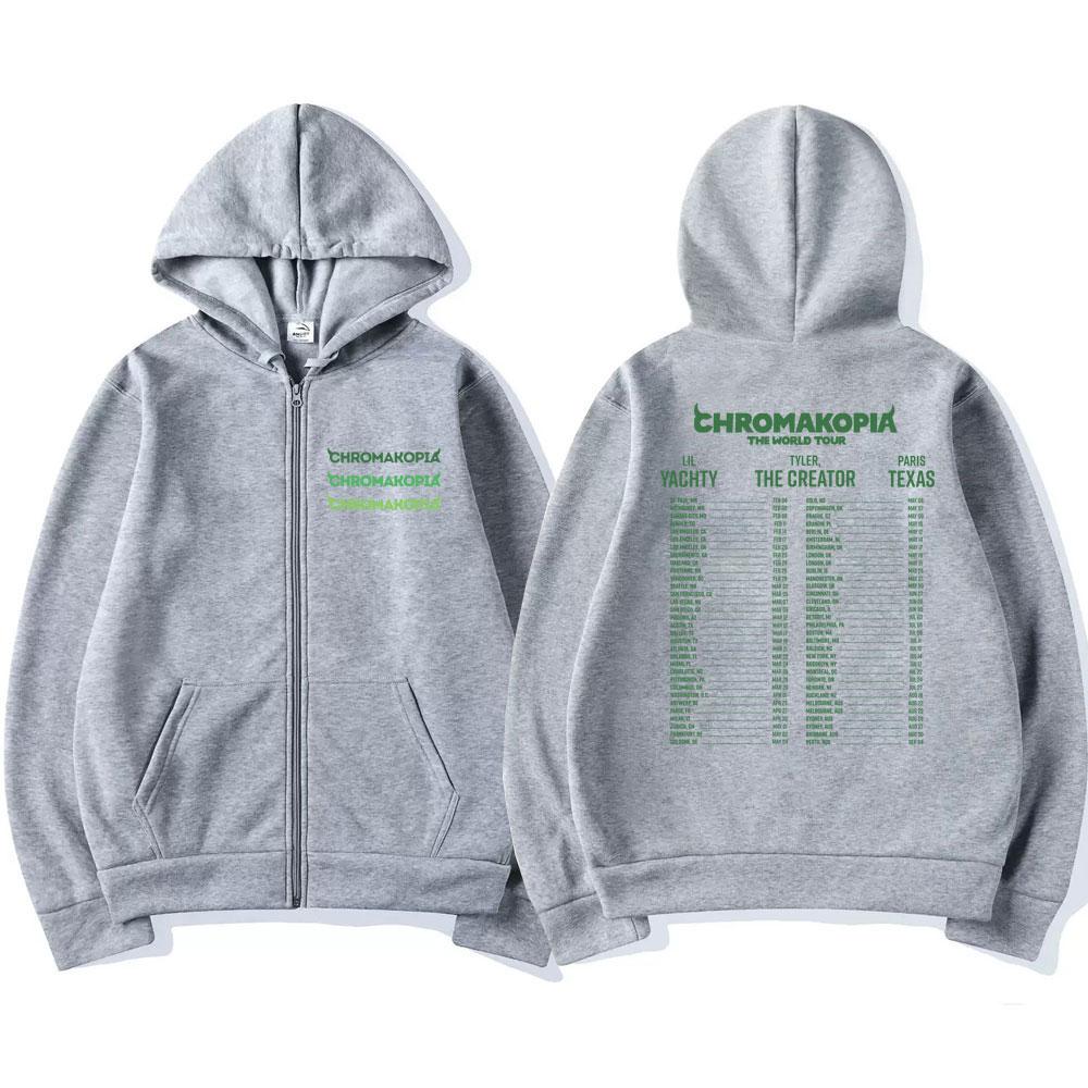 Tyler The Creator Chromakopia Album Zip Up Hoodie Men'S