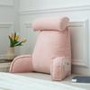Ice Silk Latex Headboard Cushion: Soft Backrest Pillow for Sofa and Bed with Cool Comfort