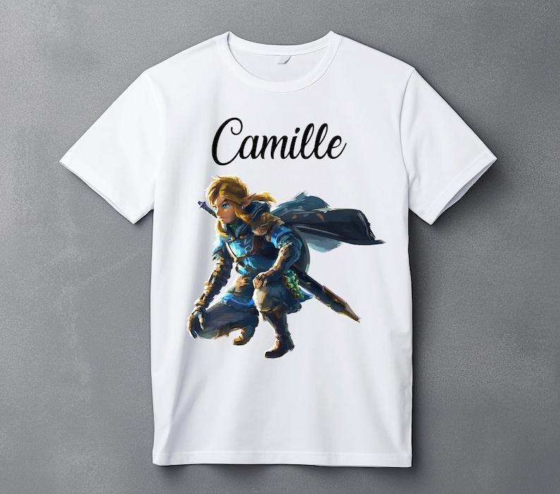 Personalized  Zelda  Kids T-Shirt - Gift - Birthday 150