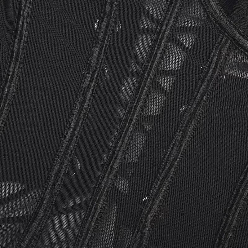 2023 Sexy Mesh Strap Lingerie Set: European & American Style, Women's Three-Piece Shapewear