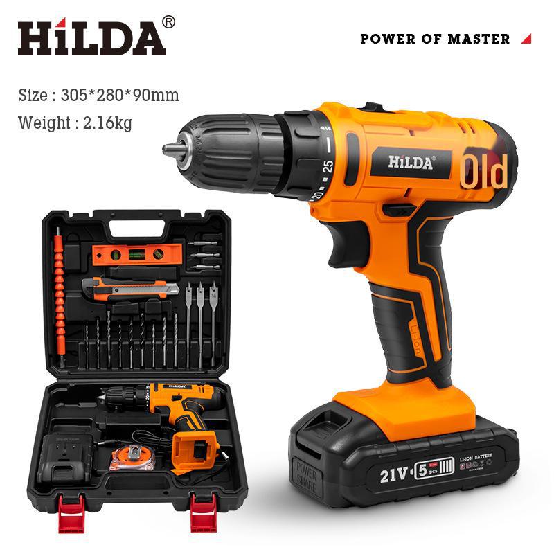 Hilda Lithium Dual Speed Electric Drill & Screwdriver