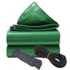 Temiry Leichte LKW-Ladeflächenabdeckung x PVC mit elastischer Verstärkung an allen vier Ösen x 2,1 m 1,9 m, Wasserdicht, 1 t, 1,5 t, 2 t, Stoff, Seil, Seiten,