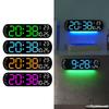 Stylish LED Digital Alarm Clock with Adjustable Brightness Wall Mount Clock Perfect for Bedroom, Offices,Home Decors