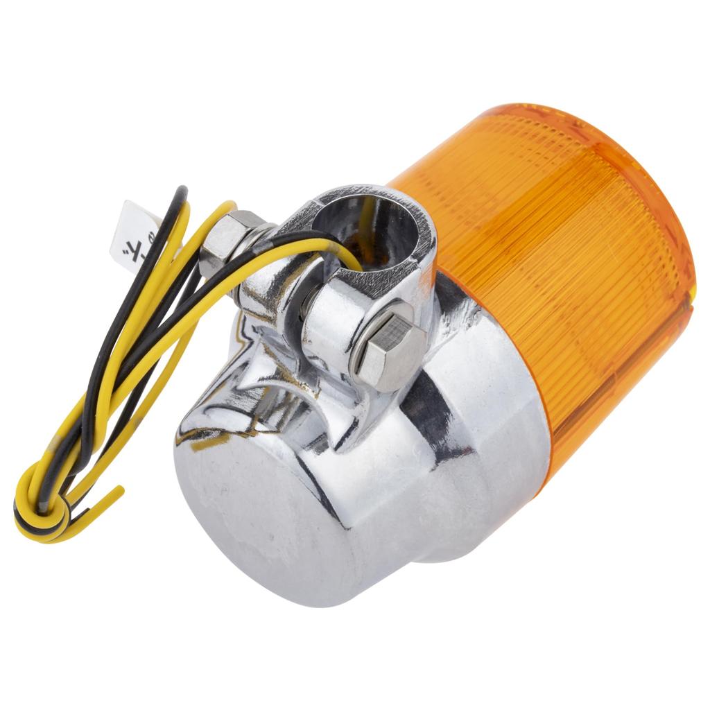 Kijima 219-5204 Motorcycle Motorcycle Parts Turn Signal Lamp #410 Aluminum Die Cast, Diameter 2.0