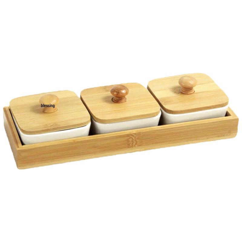 Huihuang Ceramic Divided Serving Tray