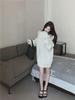 Women's Off-Shoulder Black Knit Sweater - Loose Korean Style for Autumn/Winter 2024