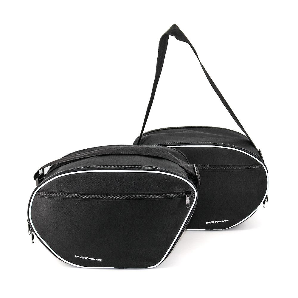 Motorcycle Luggage Bags Expandable Inner Bags Black Trunk Inner Bags For SUZUKI V-STROM DL1000 DL 1000 V Strom DL650