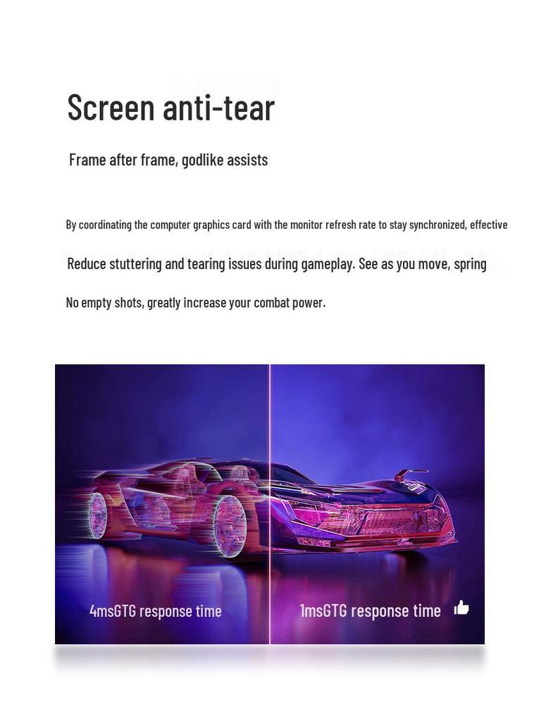 24-Inch Borderless HD Desktop Monitor Screen