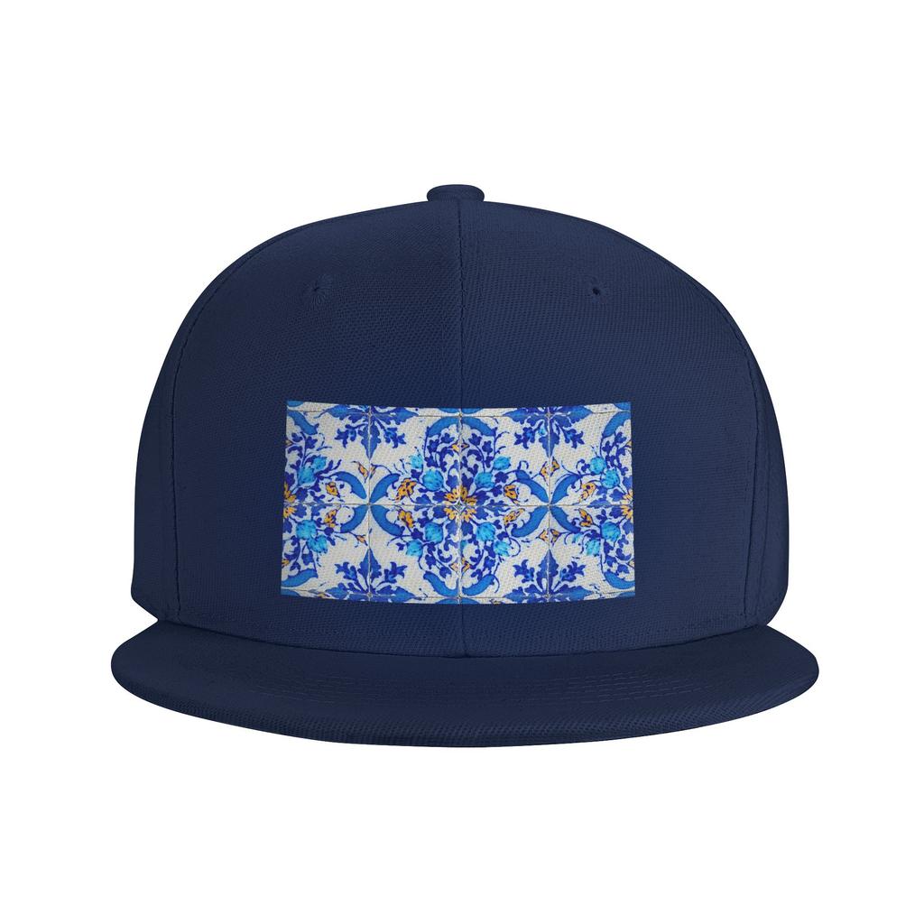 Portuguese Tile Decor Azulejo Lisboa Baseball Caps Snapback Fashion Baseball Hats Casual Casquette Outdoor for Unisexs And Womens