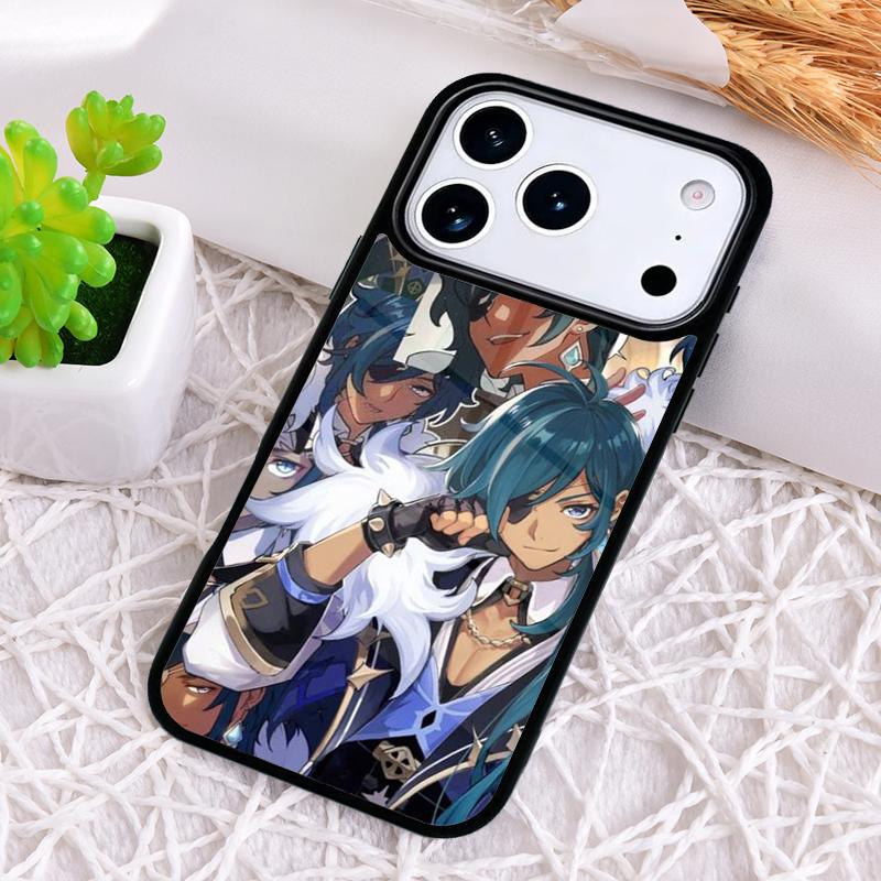 Genshin Impact Kaeya Phone Case for iPhone 17 Air 16 15 11 12 14 13 Pro Max Shockproof Cover