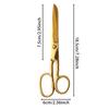 Kleine goldene Schere Basteln Schneider Stoff Messingschere Allzweck Edelstahl Schneiderschere Für Schreibtisch Schule Werkzeugkasten 051