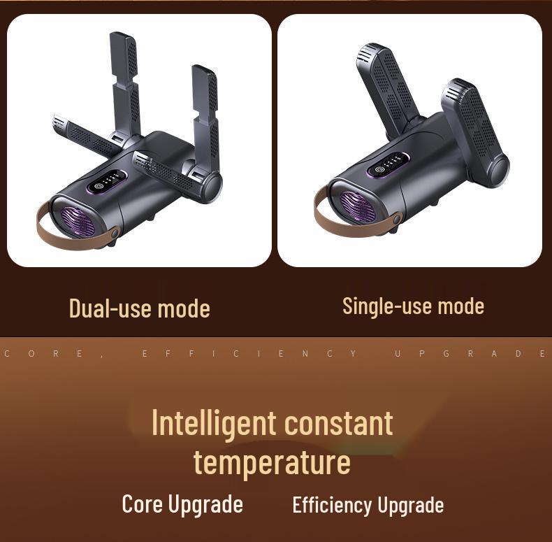 Portable Automatic Shoe Dryer & Deodorizer - Compact, Foldable, Quick-Drying Sterilizer for Home Use