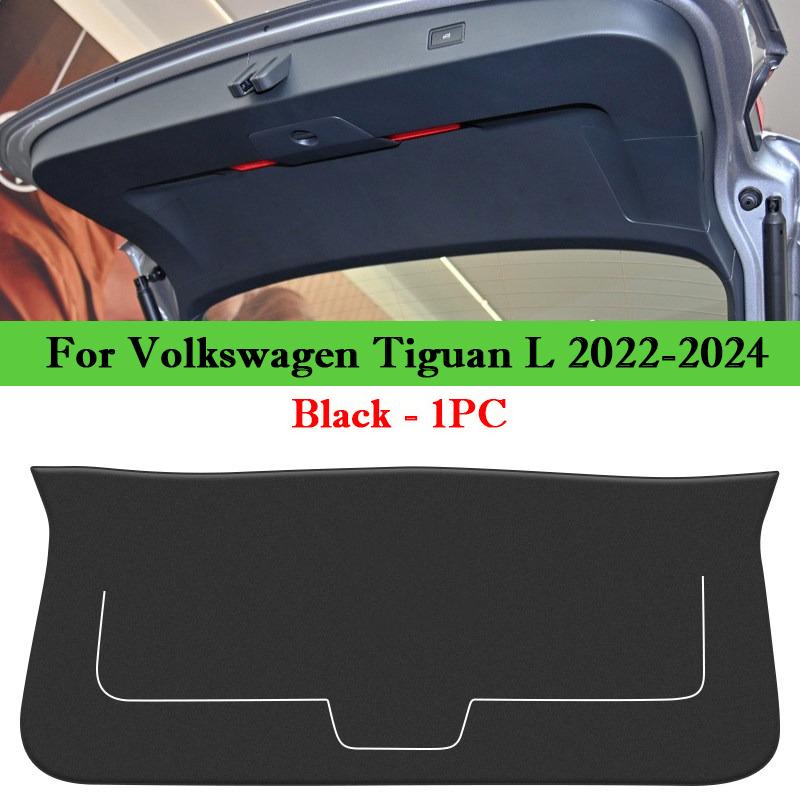 For Volkswagen VW Tiguan L PRO Allspace Car Trunk Door Anti Kick Pad Tailgate Protector Sticker Cargo Liner Interior Accessories