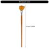 Long Handle Artist Paintbrush for Large Canvas Painting Wooden Grip Professional Nylon Bristles Multi Head Avaliable