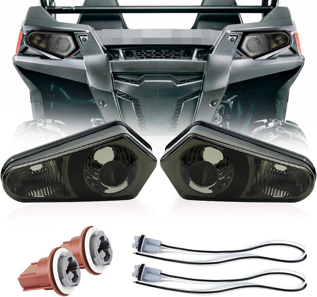 2 PCS Motorcycle Rear Taillights Brake Stop Tail Light Lampshade For ATV UTV Polaris Sportsman 500 700 800 2005-2014