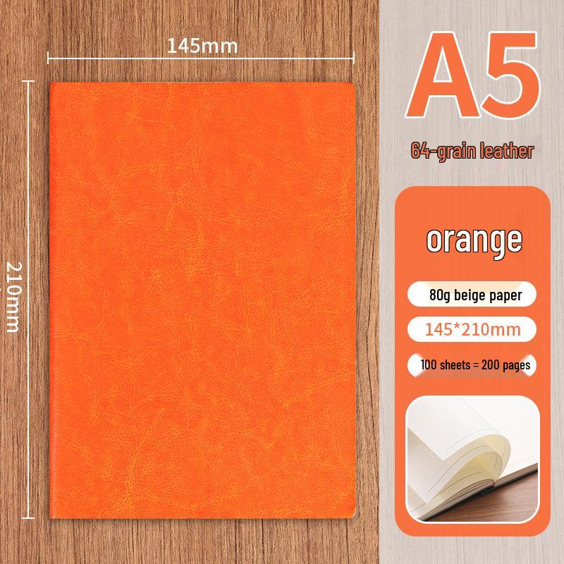 Custom Logo A5 PU Leather Business Notebook Diary