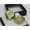 Natural Tourmaline For Making Earrings Cushion Cut 16-17 Ct Pair Gemstone