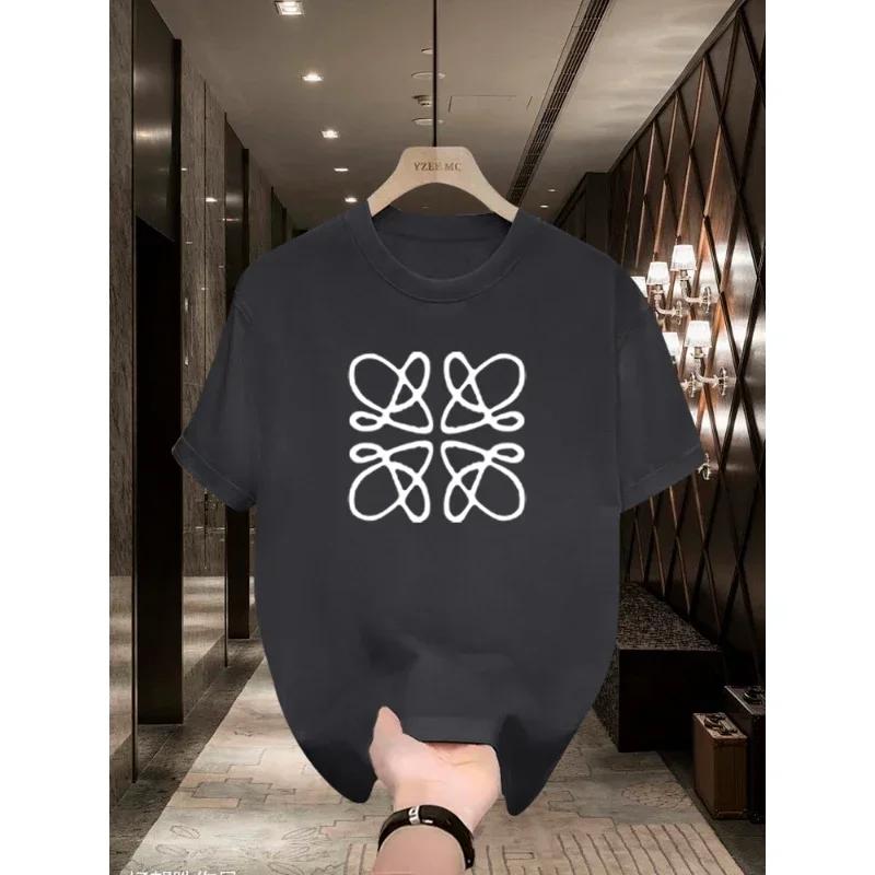 Luxury Brand Fuluo 1 Yiwei Mu Applies To The New Weijia T-shirt Ice-feeling Pure Women's Short Sleeve Trendy Brand Loose