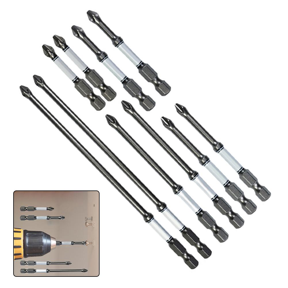 16*10*2cm D2 Steel Screwdriver Bits Strong Magnetic Screwdriver Bits Tool Storage Compatible With Handheld Screwdrivers