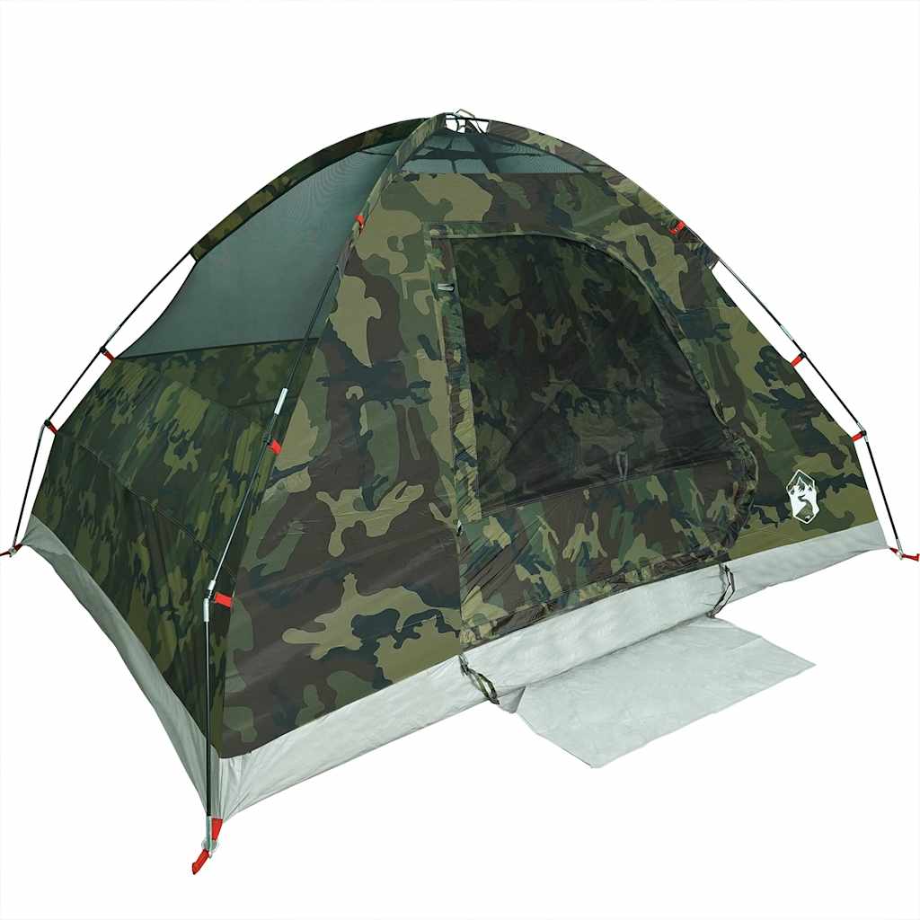 Vidaxl Tourist Tent, 2-Person, Camouflage, Waterproof