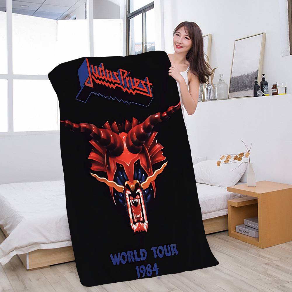 J-Judas Priest Heavy Metal Band Beach Towel Colorful Bath Towels for Girl Microfiber Quick Dry Custom Sand Free