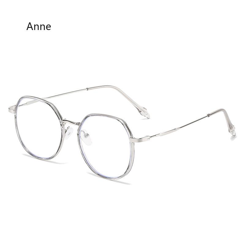 Metal Eyewear Frames Myopia Glasses Men Women Vintage Retro Optical Glasses Anti Blue Light Transparent Spectacle Frames
