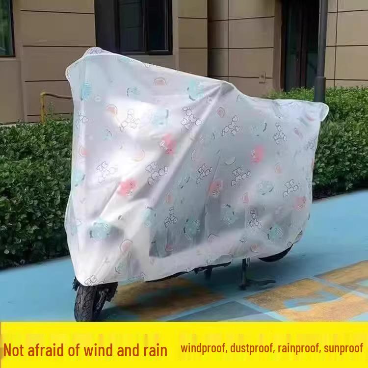 Waterproof Electric Vehicle, Bicycle, and Motorcycle Cover for Sun and Rain Protection