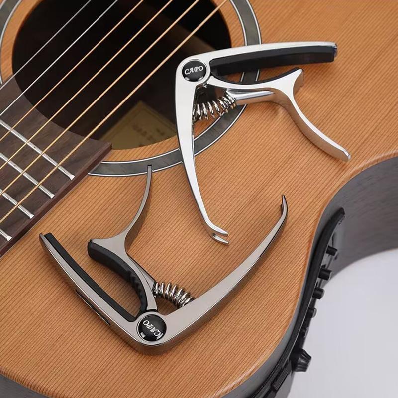 Guitar Capo Metal Zinc Alloy Tuner Clamp Professional Key Trigger Capo for Acoustic Electric Guitars