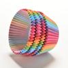 Neu Regenbogen farbe 100 stücke cupcake liner backen cupcake papier muffin fällen Kuchen box Cup tray