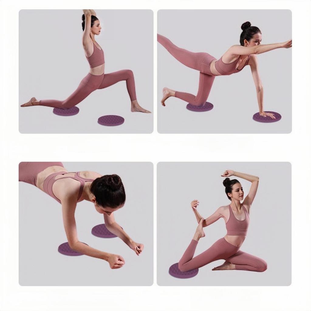 2Pcs Solid Color TPE Knee Pads - Plank Supports Balance Pad, Abdominal Wheel Fitness Cushion For Knee Elbow Protection
