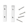 4PCS White Bass Guitar Thumb Rest Plastic Bass Finger Rest Anti Slip Bass Thumb Rest  Guitar