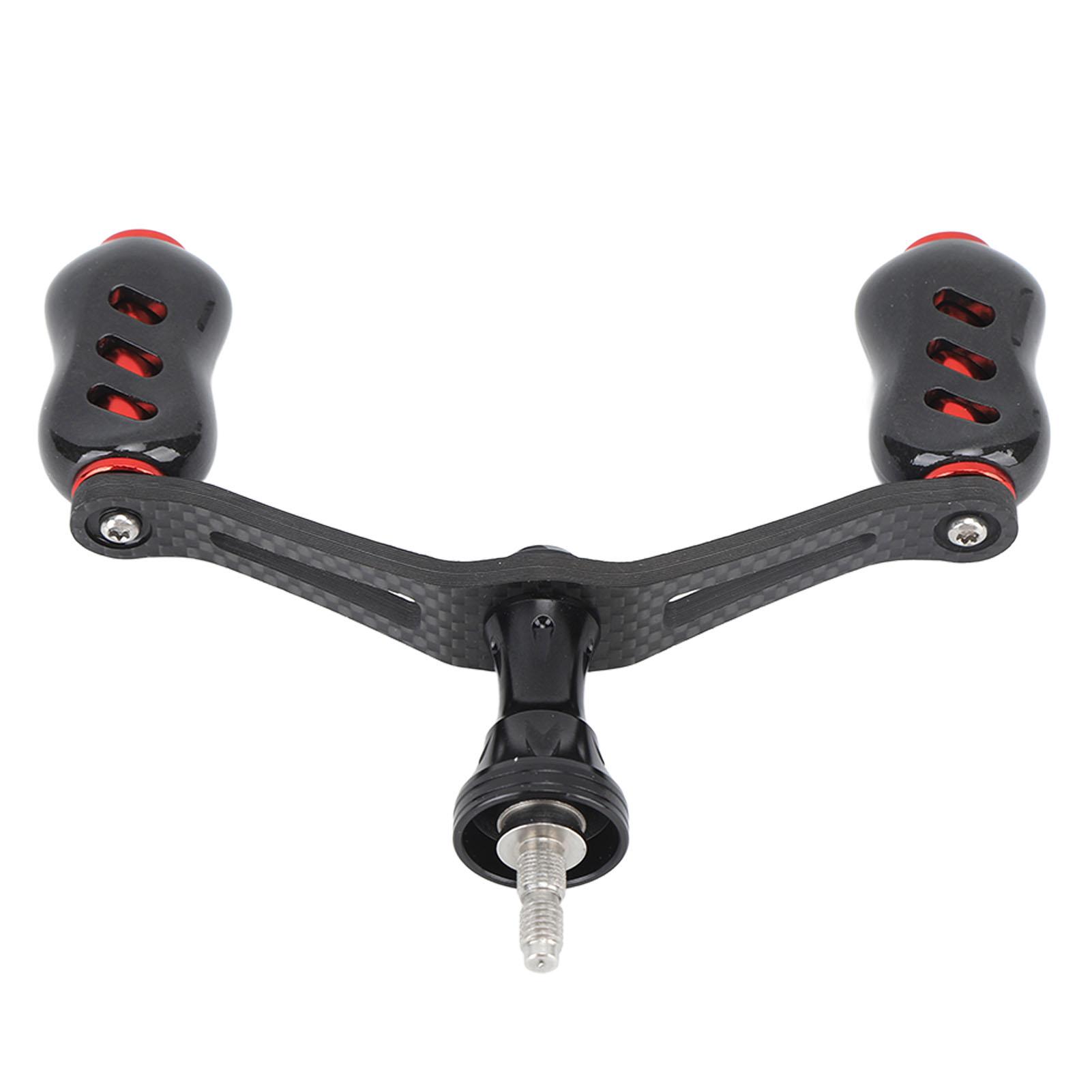 Carbon Fishing Reel Handle Baitcasting Trolling Reel Double Rocker  light   Fishing Reel Crank Accessory for D S Brand