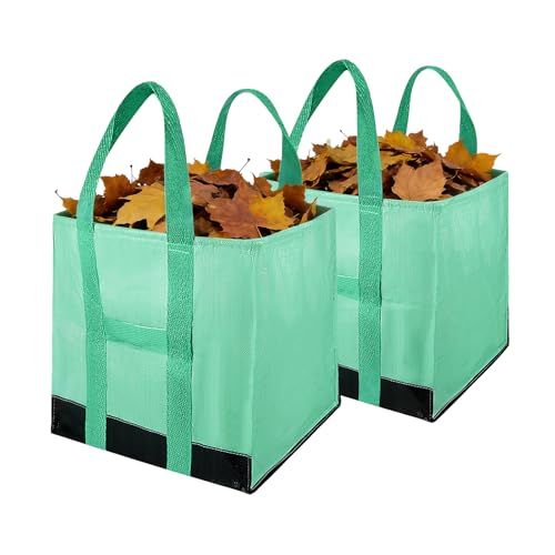 

Vtuesxn Garden Bag, Large Capacity 64L, Leaf Bag, Self-Standing Garden Bucket, Large Yard Bag with Handle, Foldable, Reusable, Eco-Friendly, Waterproo