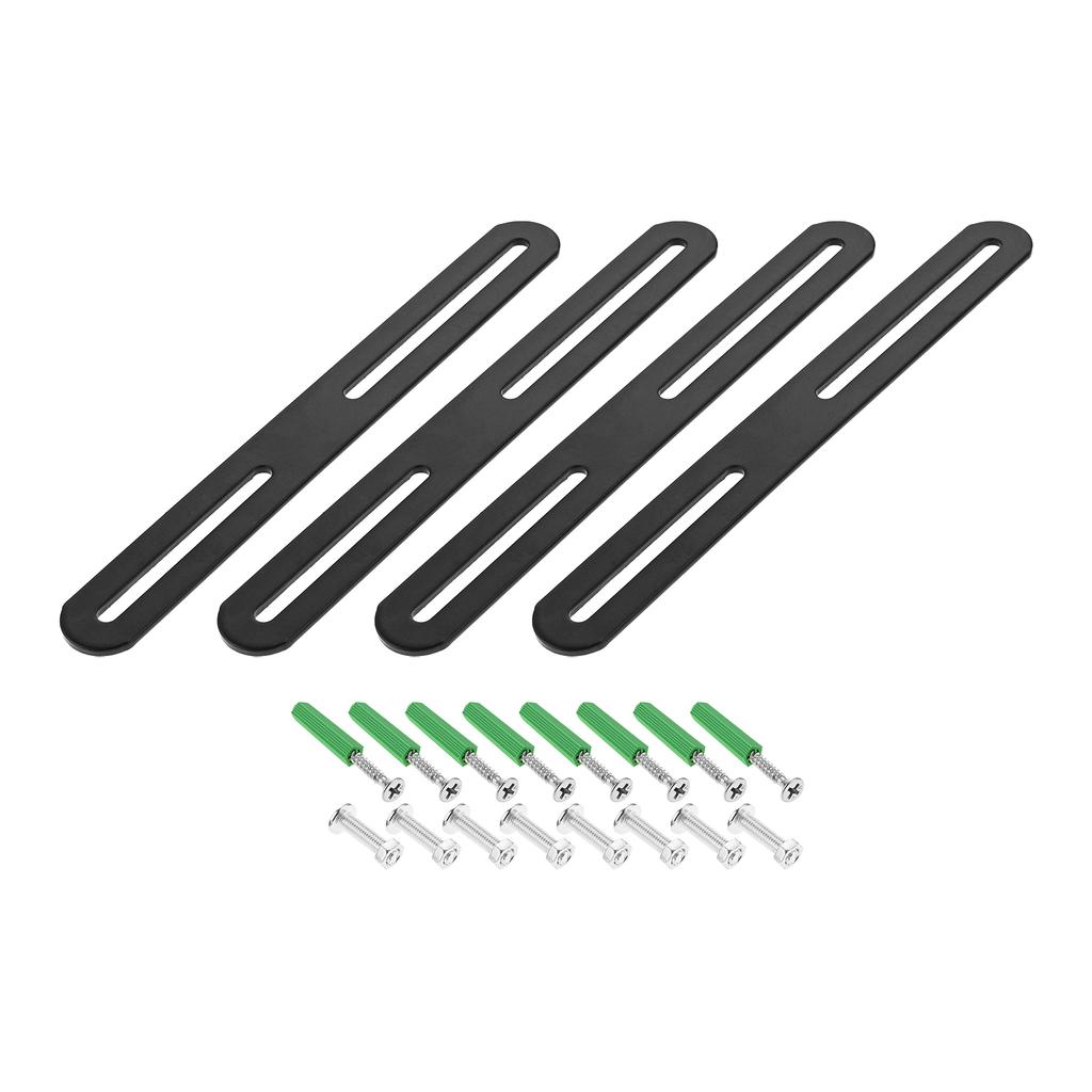 4Pcs Stainless Steel Flat Mending Plates Furniture Support Bracket Repair Plate Fixing Connector for Repairing Shelf Bed Table