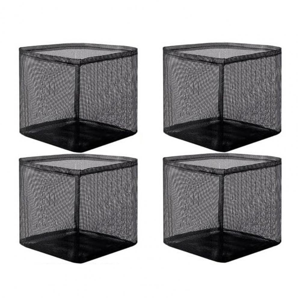 4 Pcs Aquatic Planting Bags Pond Mesh Planters Garden Pond Plant Pot Water Lily Pots Supported Plant Growing Bags for Bog