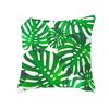 Tropical Decoration Print Cushion Cover Polyester Green Plant Throw Pillow for Sofa/Home Decorative Pillowcase