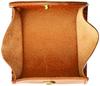 Tochigi Leather Coin Made in Genuine Tochigi Lightweight Mini Wallet with Card Snap Large Simple Popular Item Brown_1 Purse, Compact, Small, Japan,