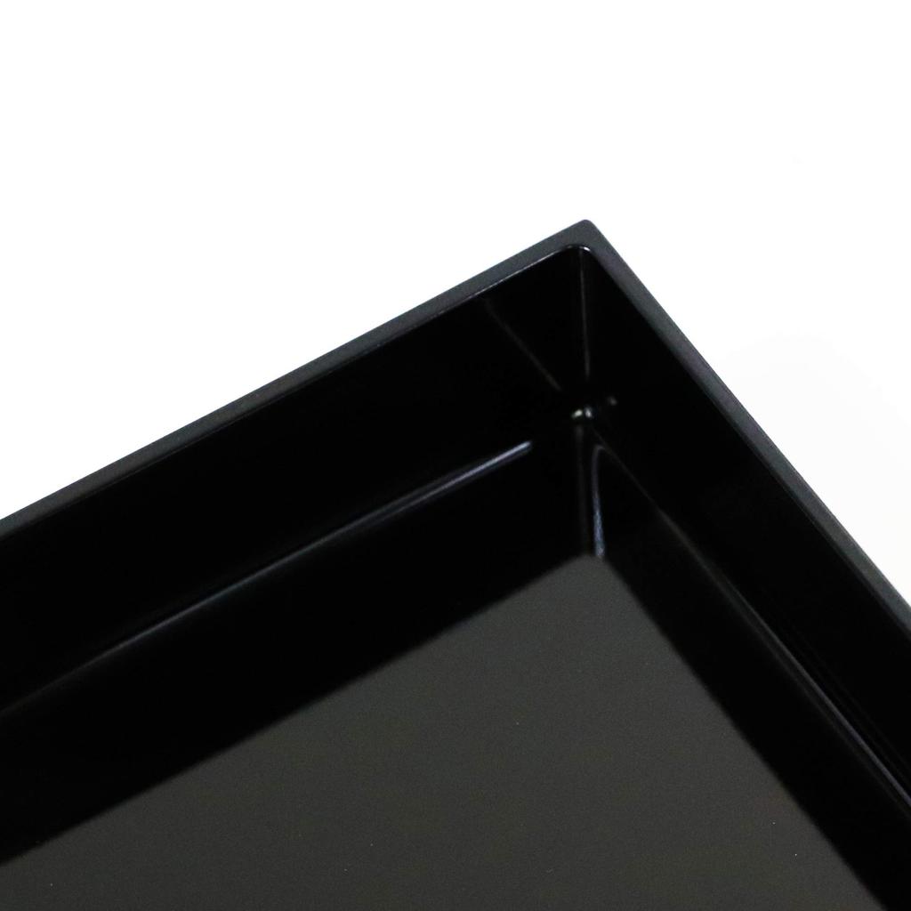 Osaka Choseido Sakurabi Black Yamanaka Lacquer Box with Original Cooler Bag Perfect for Sports Days and New Eve Meals 3-Tier (12cm) - Year's