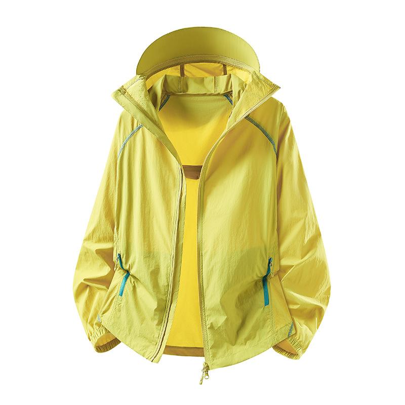Outdoor ice silk sunscreen clothing men's summer UV protection UPF10 + casual loose sports couple sunscreen clothing set